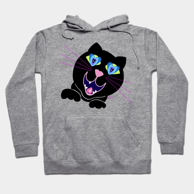 LOVE CAT Hoodie by kimO